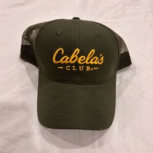 Cabela's Unisex Olive and Gold Mesh Cap